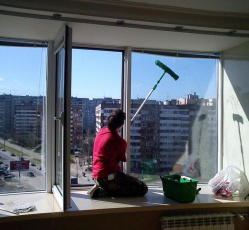 Мытье окон в однокомнатной квартире Ахтырский